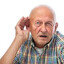 guy with hearing problem