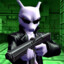 mewtwo with a gun