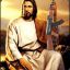 Jesus with an AK