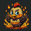 Burning Chicken