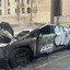 A Severely Vandalized Cybertruck