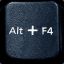 Alt + F4