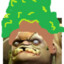 pudge cosplaying as a tree