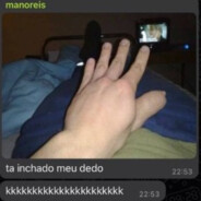 TA INCHADO O MEU DEDO