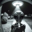 Hard ass alien mf smokin a blunt