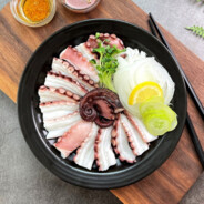 Octopus sashimi