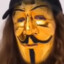 Gold Man Mask
