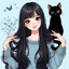 Cat In Black
