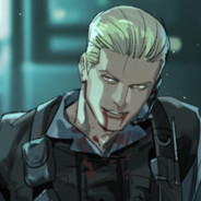 金发墨镜背头男