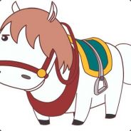 white dragoned horse