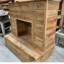Wooden Fireplace