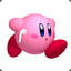 Kirby with Airpods