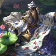 林泉渡水  白云载酒