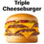 TRIPLE CHEESEBURGER