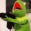 Kermit with a gun