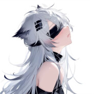 黑色柳树下的狼