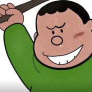 拿烧火棍的胖虎