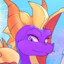 Dragon, the purple Spyro.