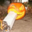 Pumpkin Smoking Fat Blunt