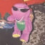 BARNEY CON LENTES