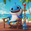 Baby Shark Narguileiro
