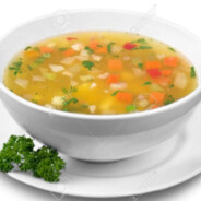 Stock image of a soup