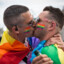 Gay kissing each other