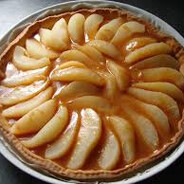 Une tarte aux poires