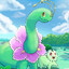 Flower Dinosaur