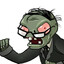 Enraged Newspaper Zombie