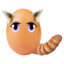 a fluffy egg