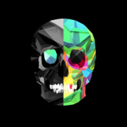 Colored skull