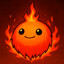 cute ghost fire
