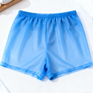 蓝色小短裤