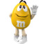 Zolty m&amp;m CASE.GIFT