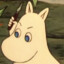 moomin with a knife