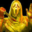 The Ghost Face but yellow