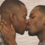 2 gay guys kissing