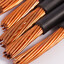 exposed copper wire