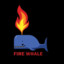 Whale on fire