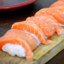 salmon sashimi