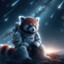 Red Panda Astronaut