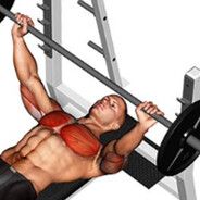 supino reto com barra