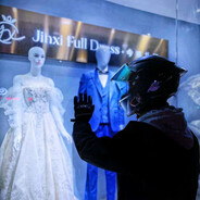 落日沉溺橘色海