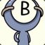 the B