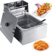 Fritteuse mit Fett 2200W Profi