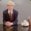 Andy Warhol Eating a Hamburger