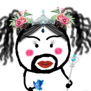 手拿杀猪刀的美少女