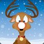 Radolf WHITE Nose Reindeer