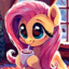Fluttershy waffle